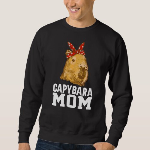 Capybara Mom  Capibara Sweatshirt