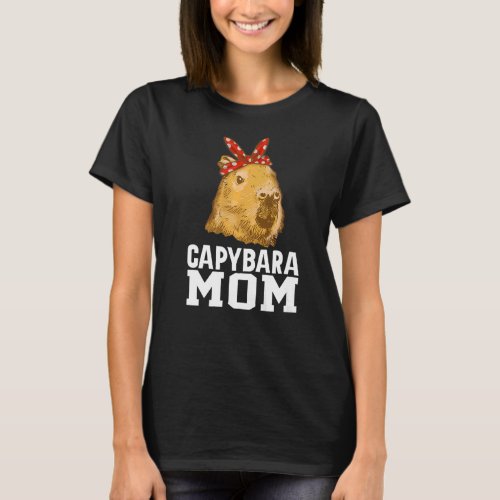 Capybara Mom  Capibara T_Shirt