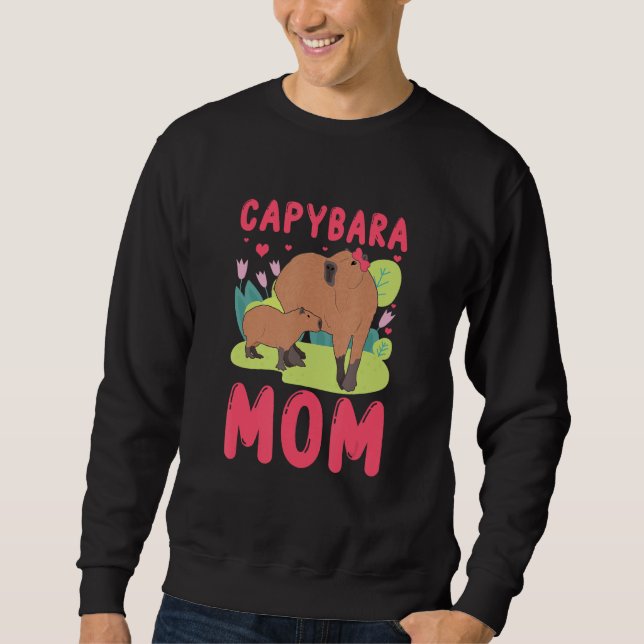 Capybara Mom Capy Sweatshirt (Front)
