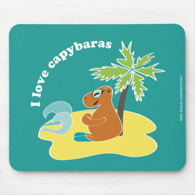 Capybara Mouse Pad (Front)