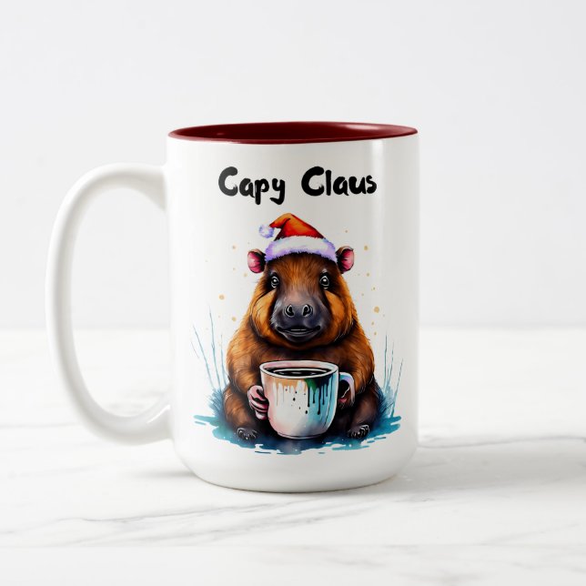 Capybara Mug, Capybara Cup, Adorable Mug           (Left)
