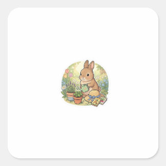 Capybara Mug Square Sticker