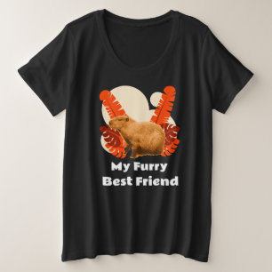 Capybara My Furry Best Friend Plus Size T-Shirt