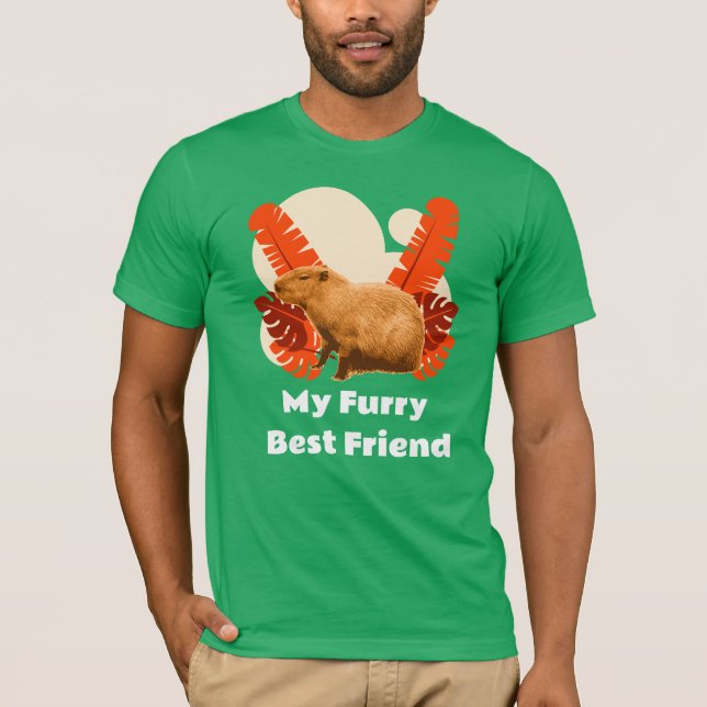 Capybara My Furry Best Friend T-Shirt (Front)