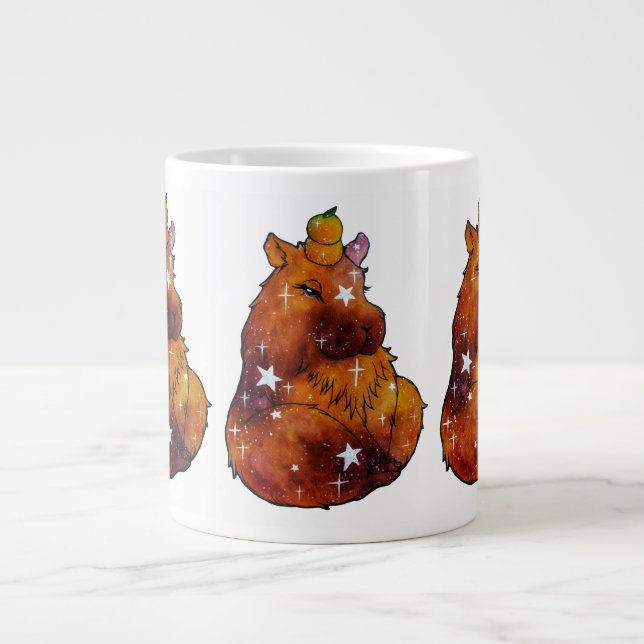 Capybara named Dream Giant Coffee Mug (Front)