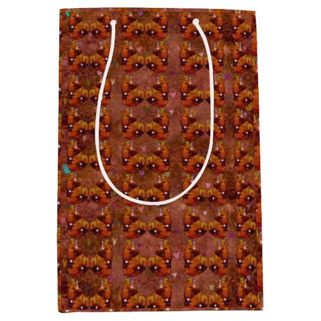 Capybara named Dream Medium Gift Bag (Front)