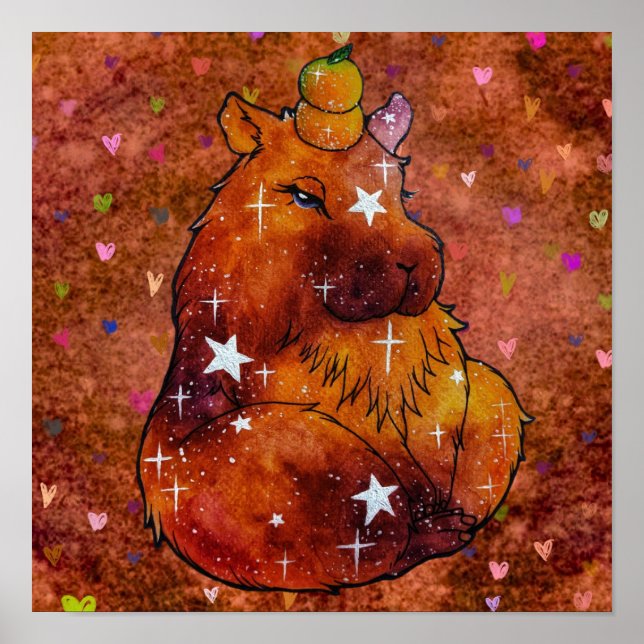 Capybara named Dream Poster (Front)