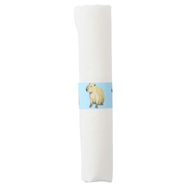 Capybara Napkin Bands (Front)