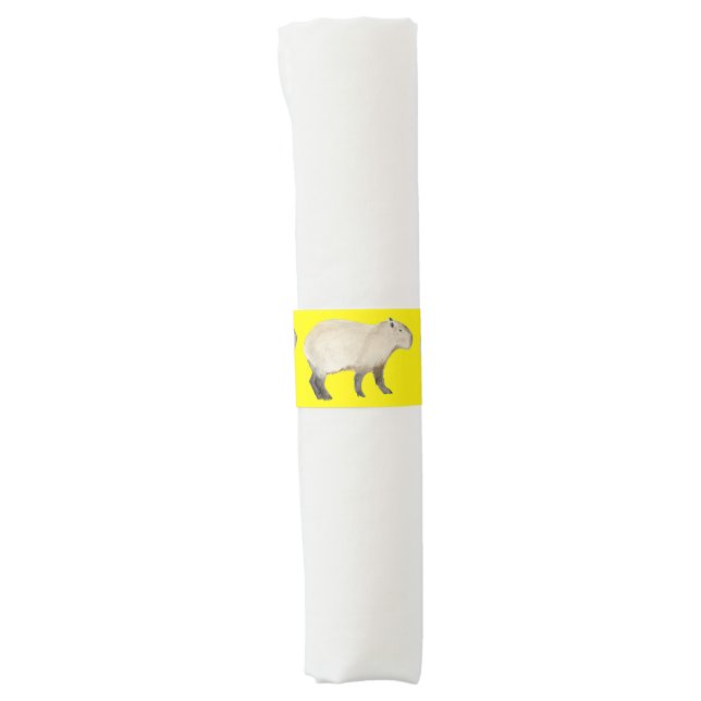 Capybara Napkin Bands (Front)