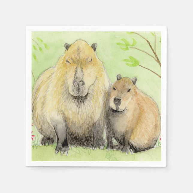 Capybara Napkins (Front)