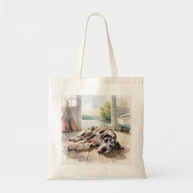 Capybara Napping Under The Willow Canopy Tote Bag (Front)