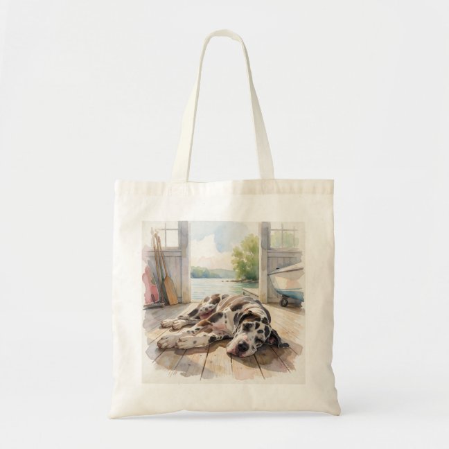 Capybara Napping Under The Willow Canopy Tote Bag