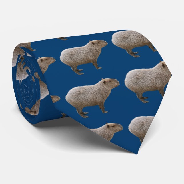 Capybara Neck Tie (Rolled)