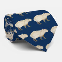 Capybara Neck Tie