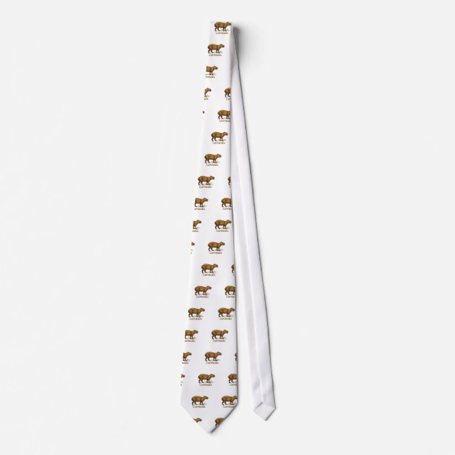 capybara neck tie (Front)