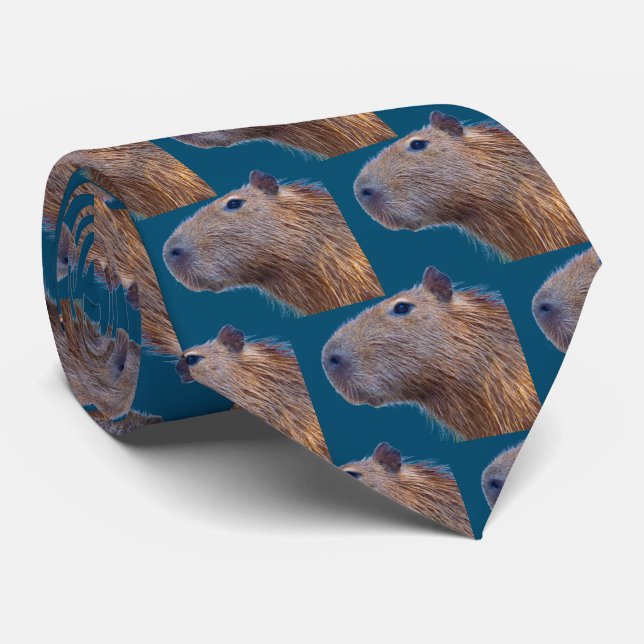 Capybara Neck Tie (Rolled)