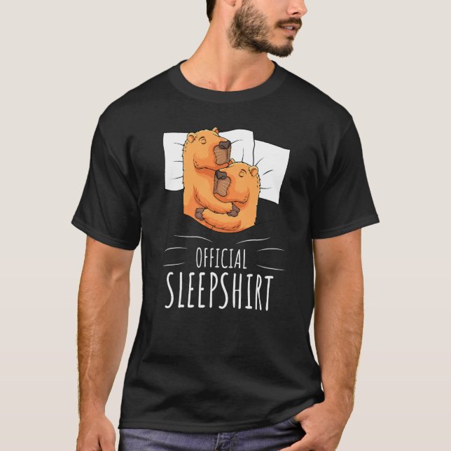 Capybara  Official Sleep  1 T-Shirt (Front)