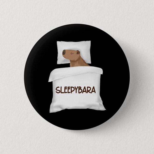 Capybara Official Sleep Pajamas Nightgown Sleepyba Button (Front)