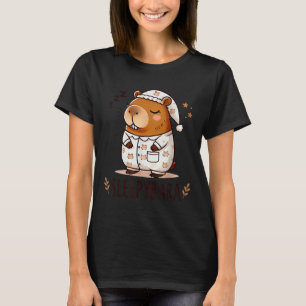 Capybara Official Sleep Pajamas Nightgown Sleepyba T-Shirt