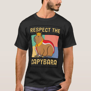 Capybara Ok I Pull Up Capybara Retro T-Shirt