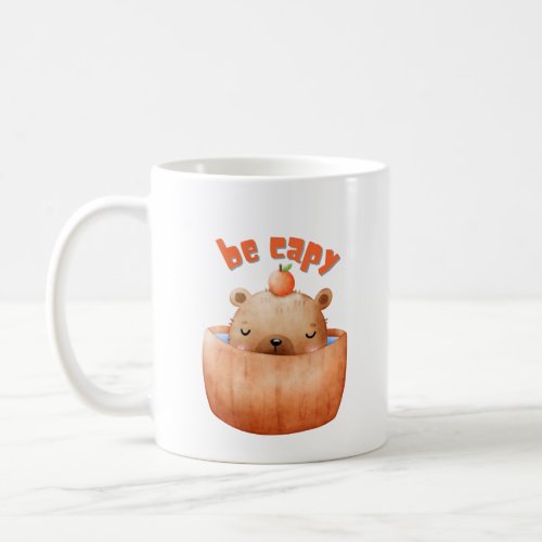 capybara orangebe capy coffee mug