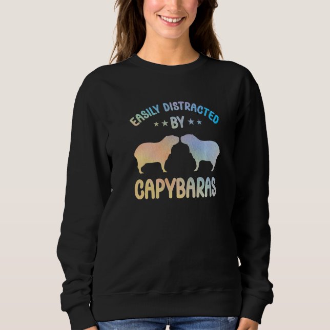 Capybara Outfit for Capybara Lovers Apparel Women  Sweatshirt (Front)