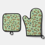Capybara Oven Mitt &amp; Pot Holder Set