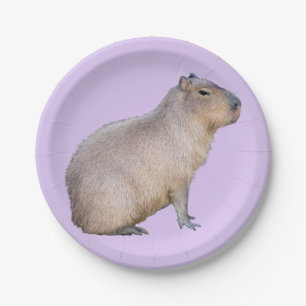 Capybara Paper Plates