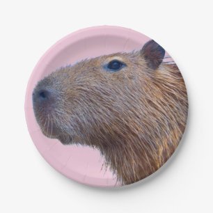 Capybara Paper Plates