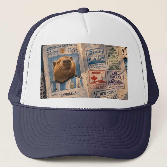 Capybara Passport Cap (Front)