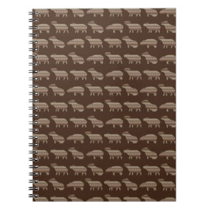 Capybara Pattern Notebook