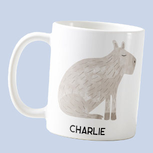 Capybara Personalized Name Coffee Mug