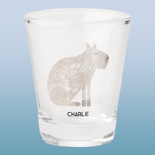 Capybara Personalized Shot Glass