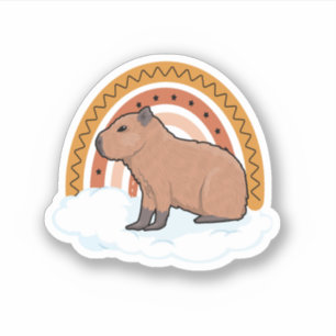 Capybara Pet Animal Sticker