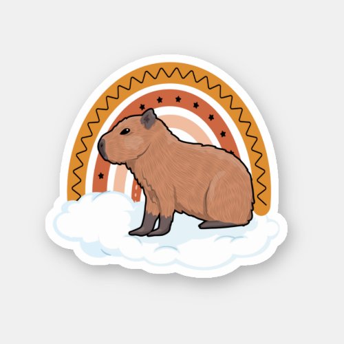 Capybara Pet Animal Sticker