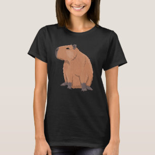 Capybara Pet Cute Animal Capybaras Zoo Rodent Rode T-Shirt