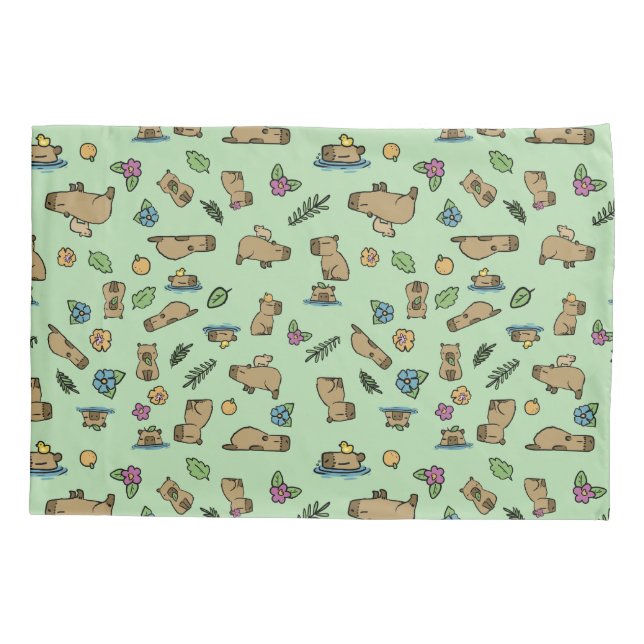 Capybara Pillow Case (Back)