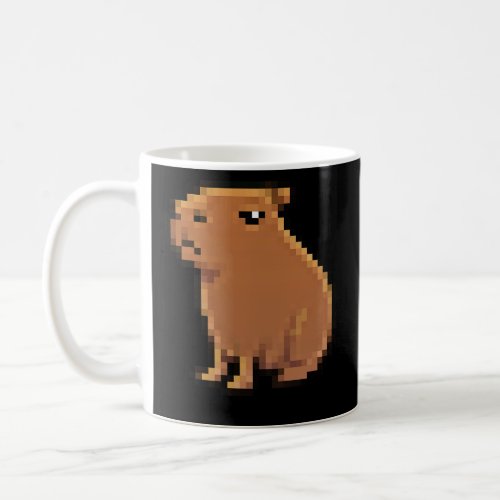 Capybara Pixel Art  Coffee Mug