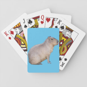 Capybara Playing Cards