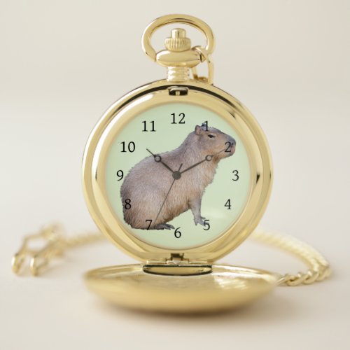 Capybara Pocket Watch