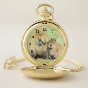 Capybara Pocket Watch