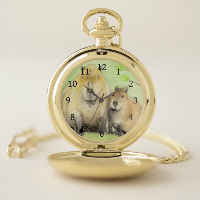 Capybara Pocket Watch (Inside)