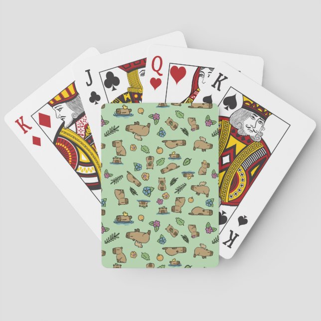 Capybara Poker Cards (Back)
