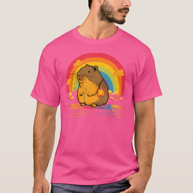 Capybara Rainbow T-Shirt (Front)