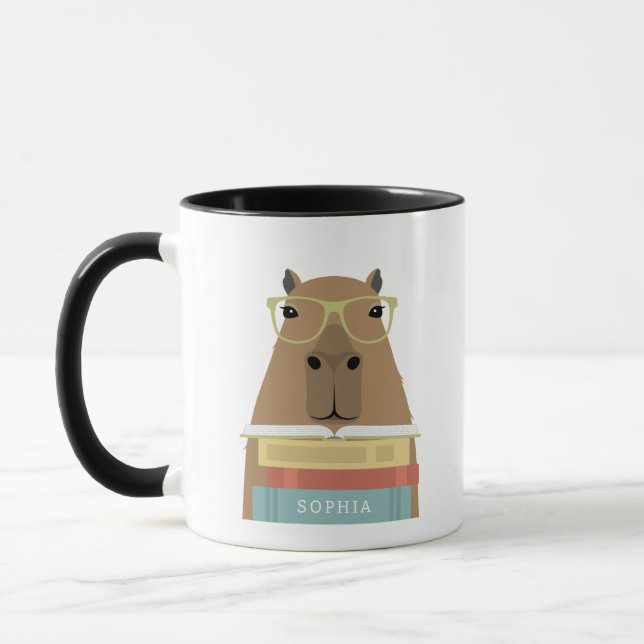Capybara Reading Mugs (Left)