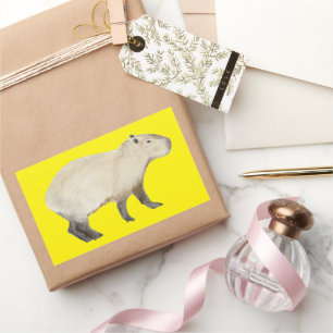 Capybara Rectangular Sticker