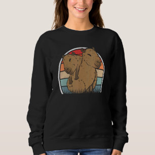 Capybara Retro Capybara Vintage Sweatshirt