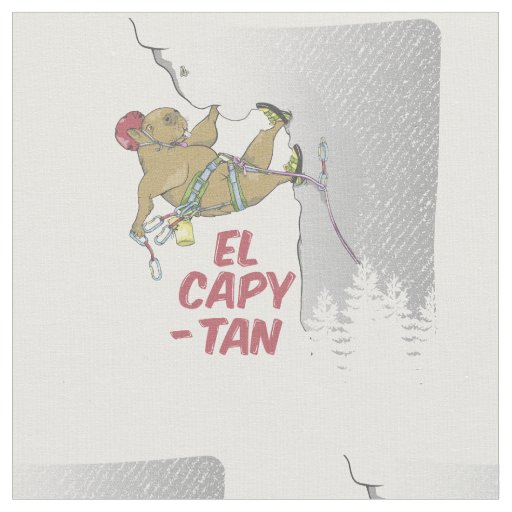 Capybara rock climbing EP CAPITAIN Fabric