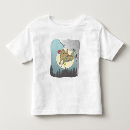 Capybara rock climbing toddler t_shirt