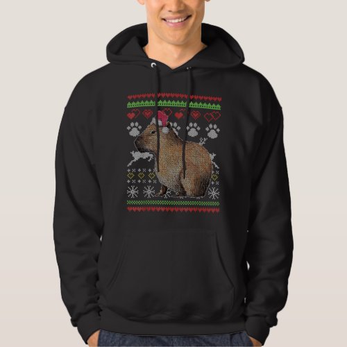 Capybara Santa_Claus Ugly Christmas Sweater Holida